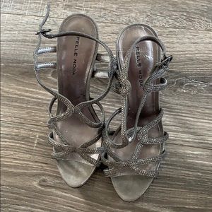 Silver pelle moda heel